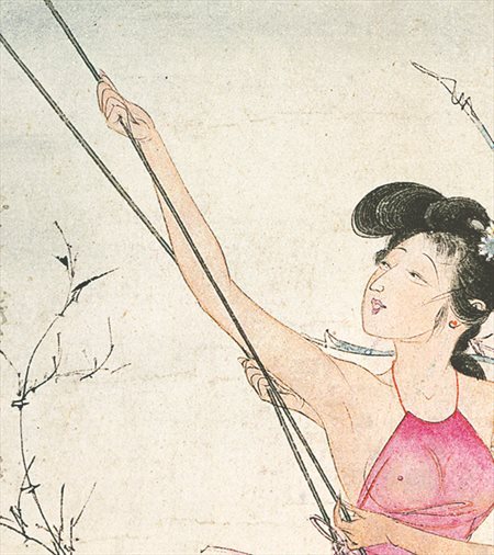 龙南-胡也佛的仕女画和最知名的金瓶梅秘戏图